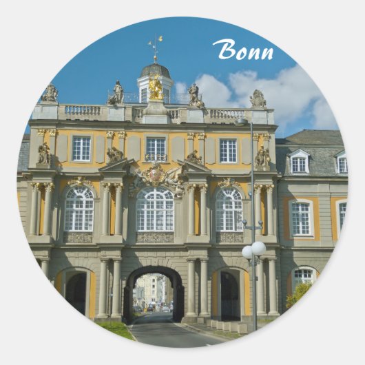 Koblenz Gate in Bonn Runder Aufkleber (Vorderseite)