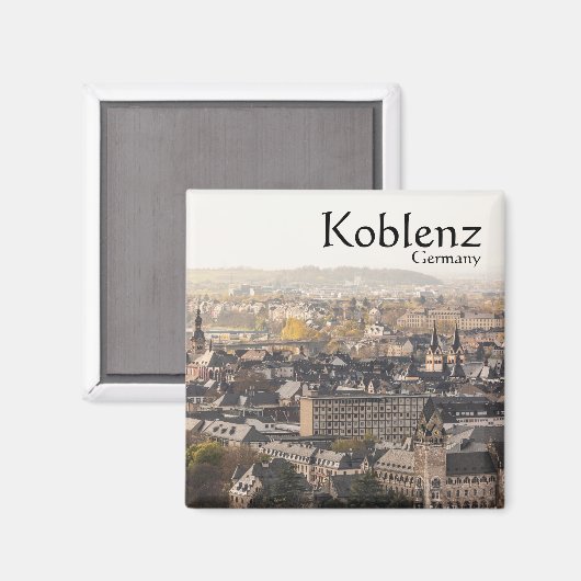Koblenz Germany Souvenir Magnet (Vorderseite/Rückseite)