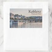 Koblenz Germany Souvenir Rechteckiger Aufkleber (Tasche)