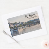 Koblenz Germany Souvenir Rechteckiger Aufkleber (Umschlag)