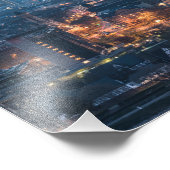 Koblenz in der Nacht Fotodruck (Ecke)