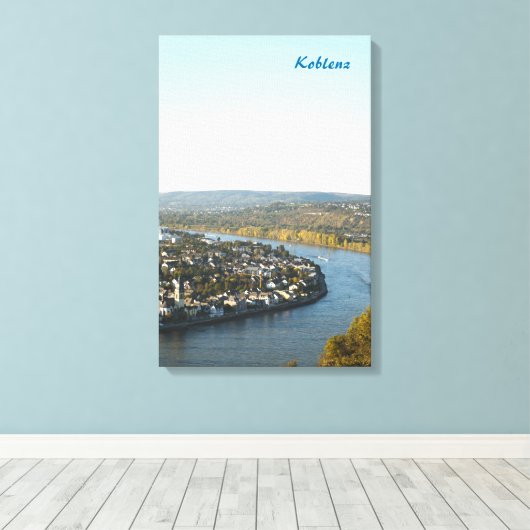 Koblenz Leinwanddruck (Insitu (Holzboden))