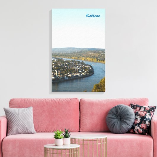 Koblenz Leinwanddruck (Insitu (Wohnzimmer))