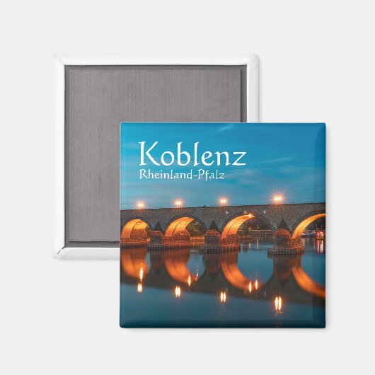 Koblenz Magnet (Vorderseite/Rückseite)
