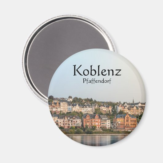 Koblenz Pfaffendorf Souvenir Magnet (Vorderseite/Rückseite)