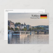 Koblenz Postkarte (Vorne/Hinten)