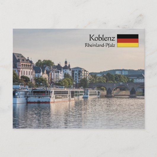 Koblenz Postkarte (Vorderseite)