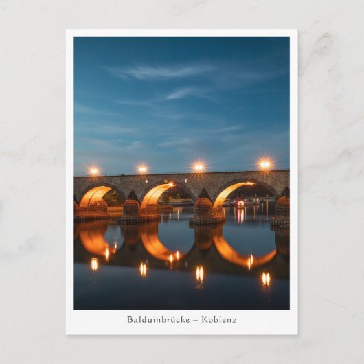 Koblenz Postkarte (Vorderseite)