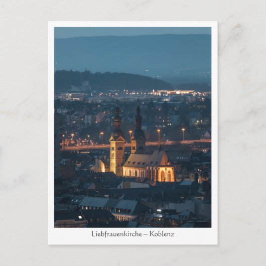 Koblenz Postkarte (Vorderseite)