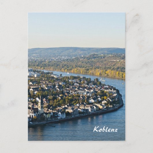 Koblenz Postkarte (Vorderseite)