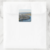 Koblenz Quadratischer Aufkleber (Tasche)