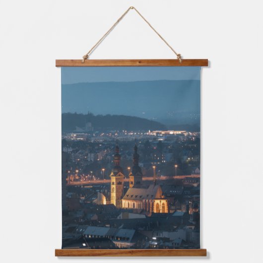 Koblenz Wandteppich Mit Holzrahmen (Vorderseite)