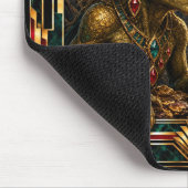 Kobold, Art Deco Mythisch Mousepad (Ecke)