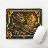 Kobold, Art Deco Mythisch Mousepad (Mit Mouse)