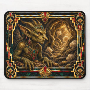 Kobold, Art Deco Mythisch Mousepad
