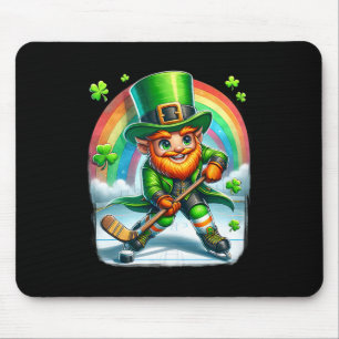 Kobold beim Eishockeyspiel am St. Patrick's Day  Mousepad