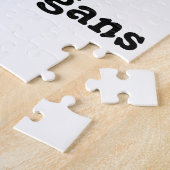 Kobold, der auf einem Kleeblatt sitzt Puzzle (Seite)