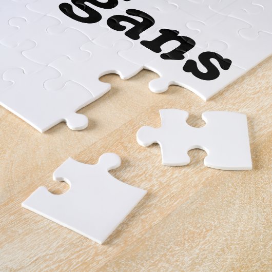 Kobold, der auf einem Kleeblatt sitzt Puzzle (Seite)