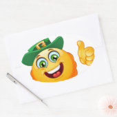 Kobold Emoji Ovaler Aufkleber (Umschlag)