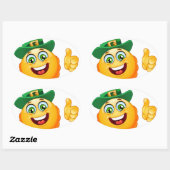 Kobold Emoji Ovaler Aufkleber (Blatt)