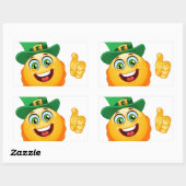 Kobold Emoji Rechteckiger Aufkleber (Blatt)