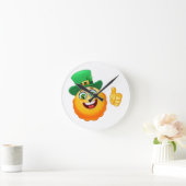 Kobold Emoji Runde Wanduhr (Zuhause)