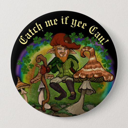 Kobold, fangen Sie mich, wenn ja! Button (Vorderseite)