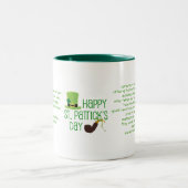 Kobold Glück-Vers Zweifarbige Tasse (Mittel)