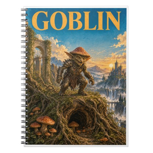 Kobold, Gothic Fantasy-Monster Notizblock (Vorderseite)