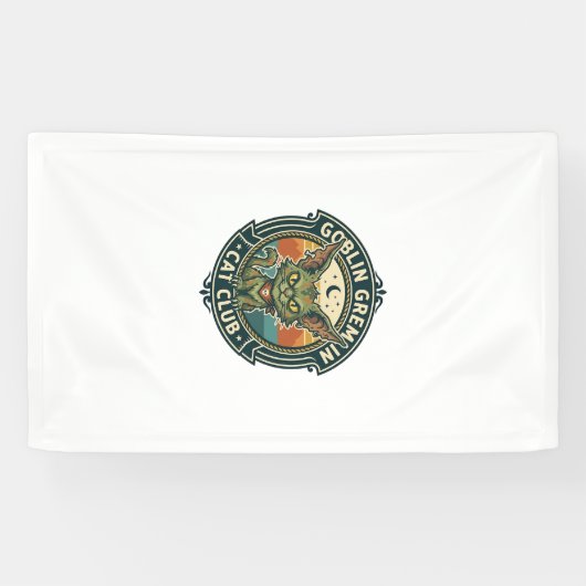 Kobold Gremlin Katze Süße Kitty Design - Kobold Gr Banner (Horizontal)