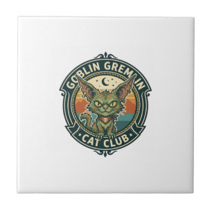 Kobold Gremlin Katze Süße Kitty Design - Kobold Gr Fliese