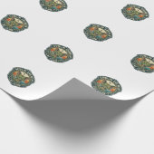 Kobold Gremlin Katze Süße Kitty Design - Kobold Gr Geschenkpapier (Ecke)