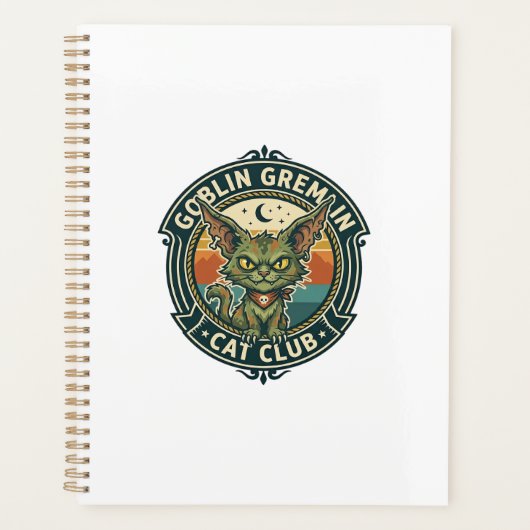 Kobold Gremlin Katze Süße Kitty Design - Kobold Gr Planer (Vorderseite)