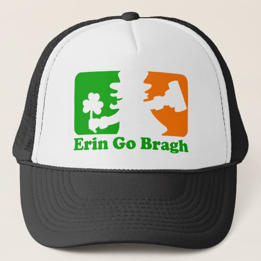 Kobold-Insignien: Erin gehen Bragh Truckerkappe (Vorderseite)