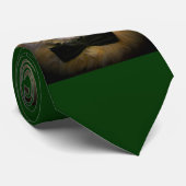 Kobold-Katze im Grün Krawatte (Gerollt)