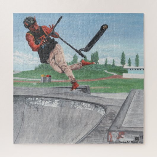 Kobold Kick Scooter Fantasy Large Jigsaw Puzzle (Vertikal)