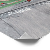 Kobold Kick Scooter Sportfantasy Mauer Poster (Ecke)