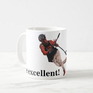 Kobold Kick Scooter Trick Fantasy Art Kaffeemaschi Kaffeetasse