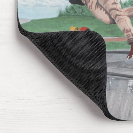 Kobold Kick Scooter Tricks Fantasy Art Mousepad (Ecke)