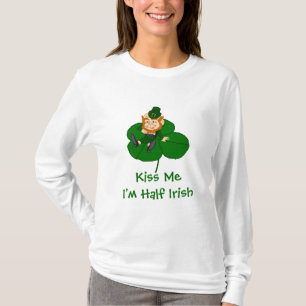 Kobold Kleeblatt - Kiss Me I m Half Irish T-Shirt