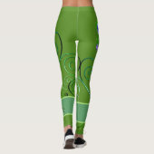Kobold-Kleeblatt-Leggings Leggings (Rückseite)