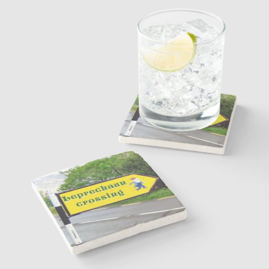 Kobold, Kobolde, irische Geschenke, Steinuntersetzer (Seitenansicht)