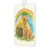 Kobold Labrador � St. Patrick�s Day Hund Autolufterfrischer (Links)