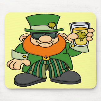 Kobold mit Bier Mousepad