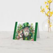 Kobold mit Grußkarte Karte (Gelbe Blume)