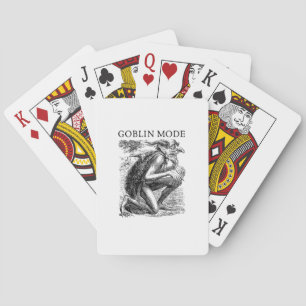 Kobold-Modus Goblincore Vintage-Ästhetik Lustig Au Spielkarten