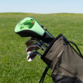 Kobold-Nelken-Hut im Gras-Monogramm Golf Headcover (In SItu)