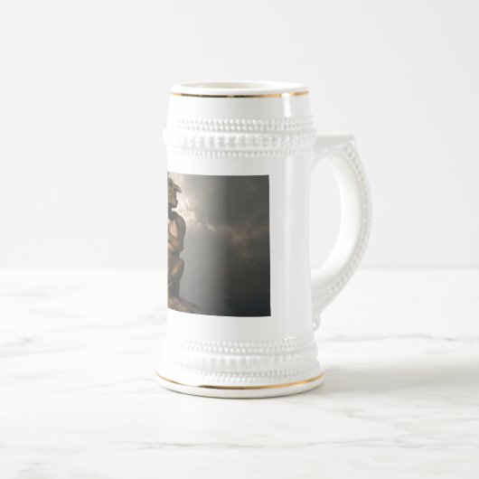 Kobold-Popcorn Bierglas (VorderseiteRechts)