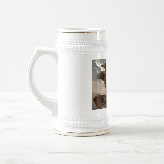 Kobold-Popcorn Bierglas (Links)