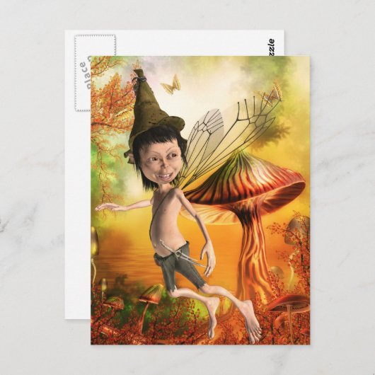 Kobold Postkarte (Vorne/Hinten)